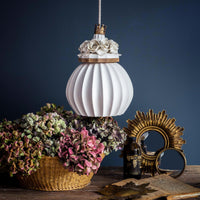 Les georgettes, luminaires en porcelaine de Sandrine Tortikian